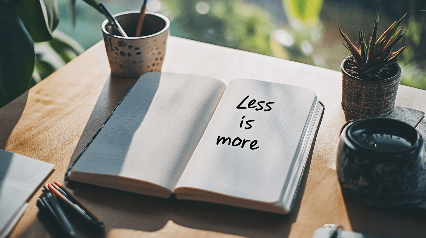 Minimalistische Notizen für mehr Spaß am Lernen
