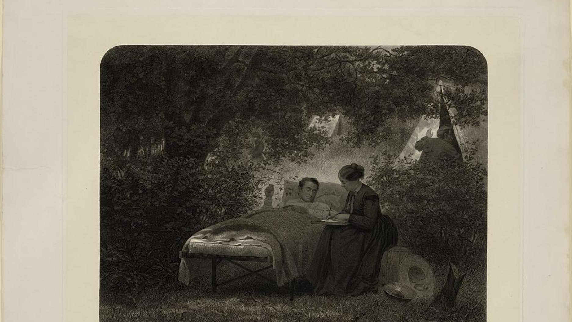 Frauen schreiben. Daguerrotype